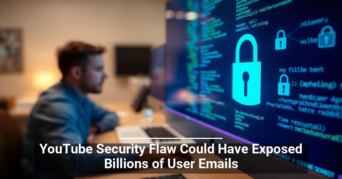 YouTube Security Flaw Could Have Exposed Billions of User Emails